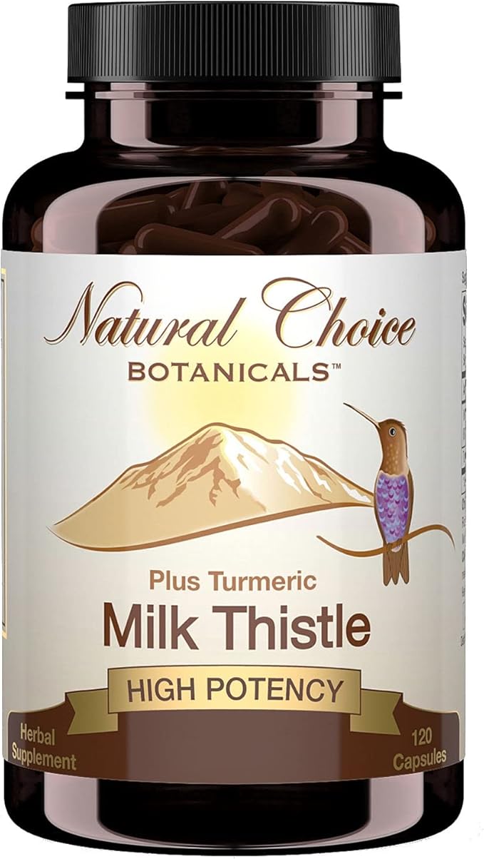 Milk Thistle Extract (80% Silymarin Flavonoids) 120 Capsules