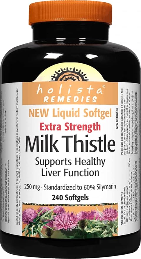 Extra Strength Milk Thistle 250 mg 240 softgels