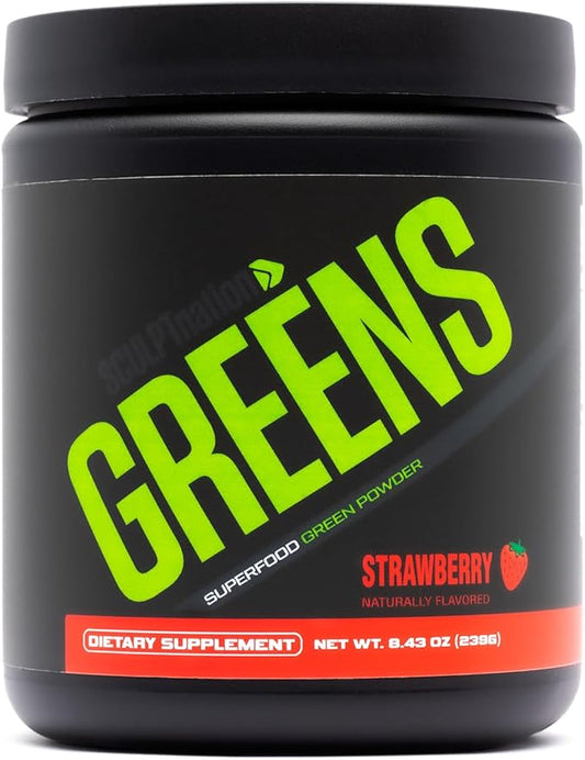Sculpt Nation by V Shred Greens Strawberry 30-Day Supply
