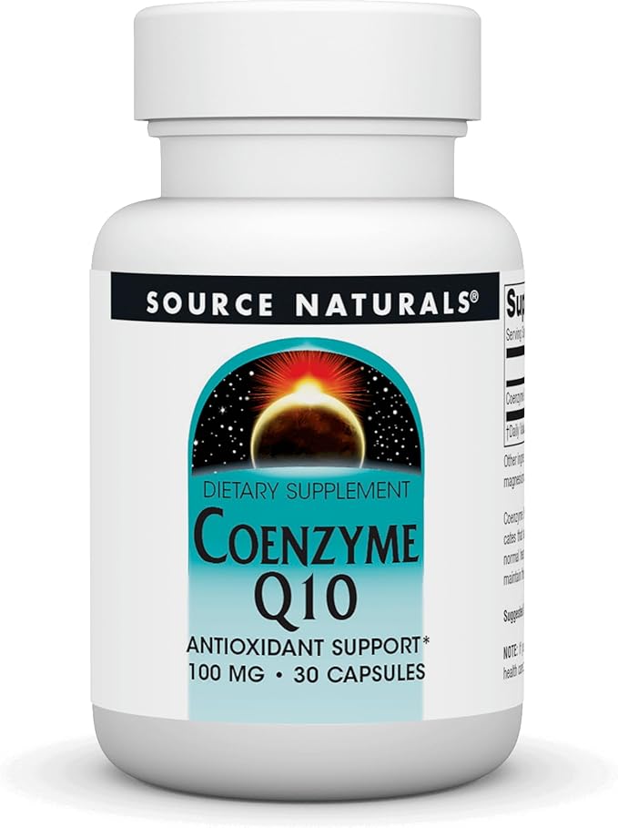 Source Natural Coenzyme Q10 Antioxidant Support 100 mg 30 Capsules