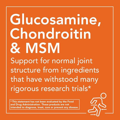 NOW Supplements, Glucosamine & MSM (GreenGrown® 240 Veg