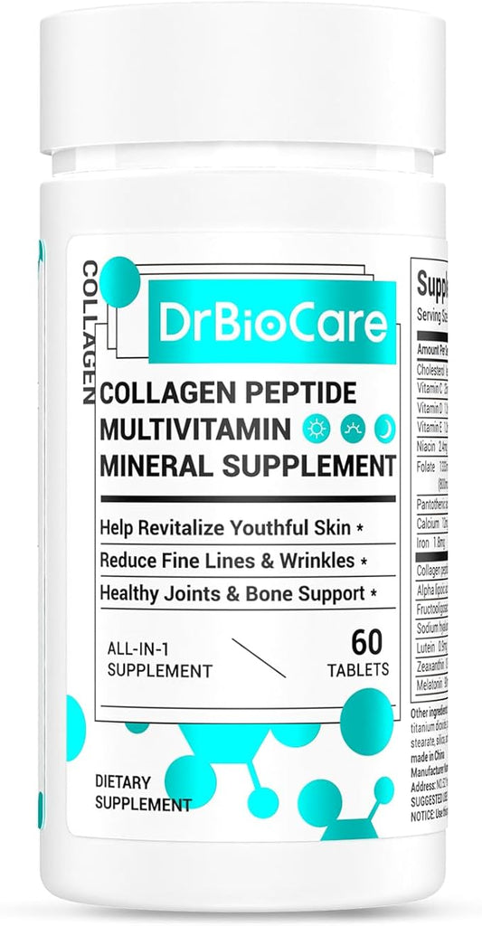 Collagen Peptides for Women, Beauty Vitamin D3, Probiotics 60 Tablets