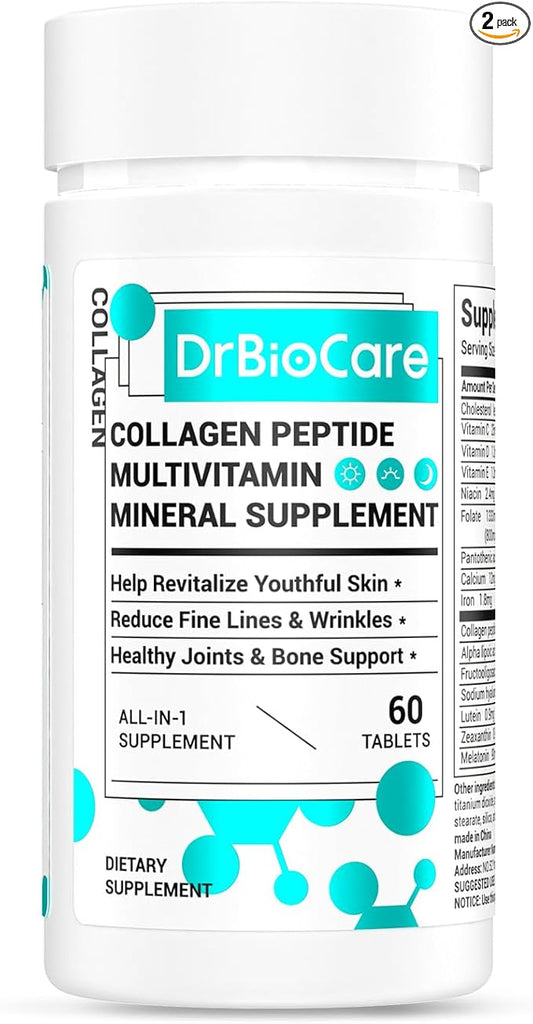 Collagen Peptides for Women, Beauty Vitamin D3, Probiotics 120 Tablets