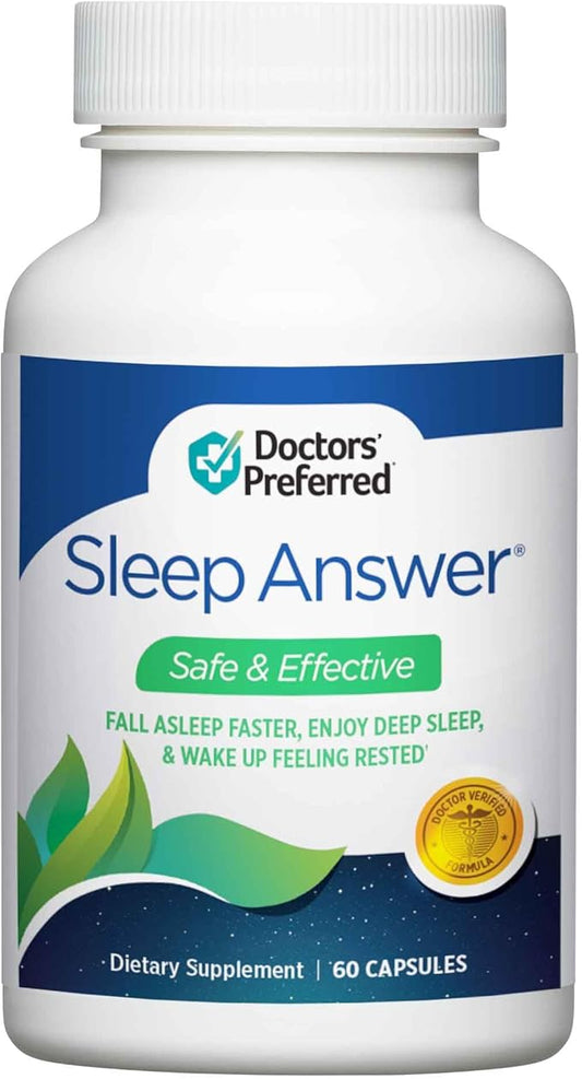 DOCTORS' PREFERRED Sleep Answer Helps You (60 Capsules)