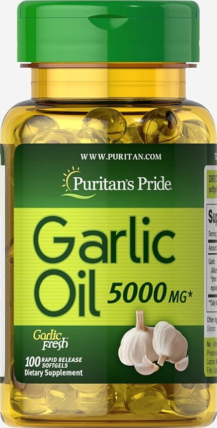 Puritan's Pride Garlic Oil 5000 mg-100