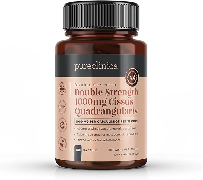 Double Strength Cissus Quadrangularis 1000mg x 180 Veggie