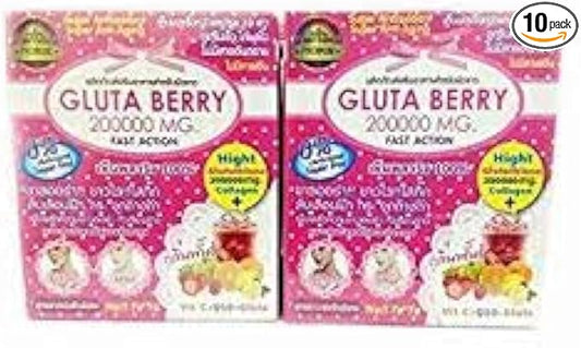 2Box Gluta Berry 200000 mg Drink 10pcs./Box. …
