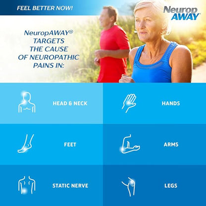 NeuropAWAY Nerve Support Formula 90 Daily Capsules