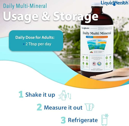 LIQUIDHEALTH 32 Oz Daily Multi Mineral,