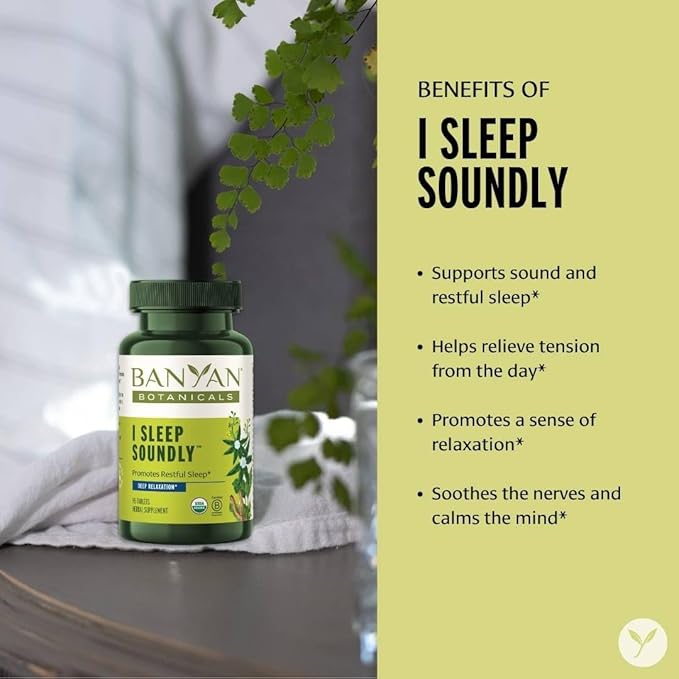 Banyan Botanicals I Sleep Soundly – 90 Tablets