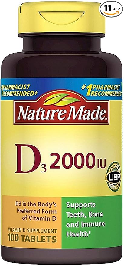Nature Made Vitamin D3 2000 IU 100 ea 11)