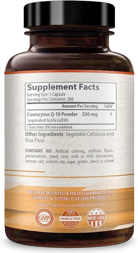 Healthy Way CoQ10 200mg 200 Capsules