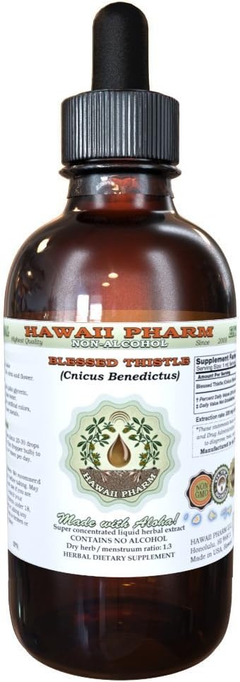 Hawaii Pharm Blessed Thistle Alcohol-FREE Liquid 2 oz