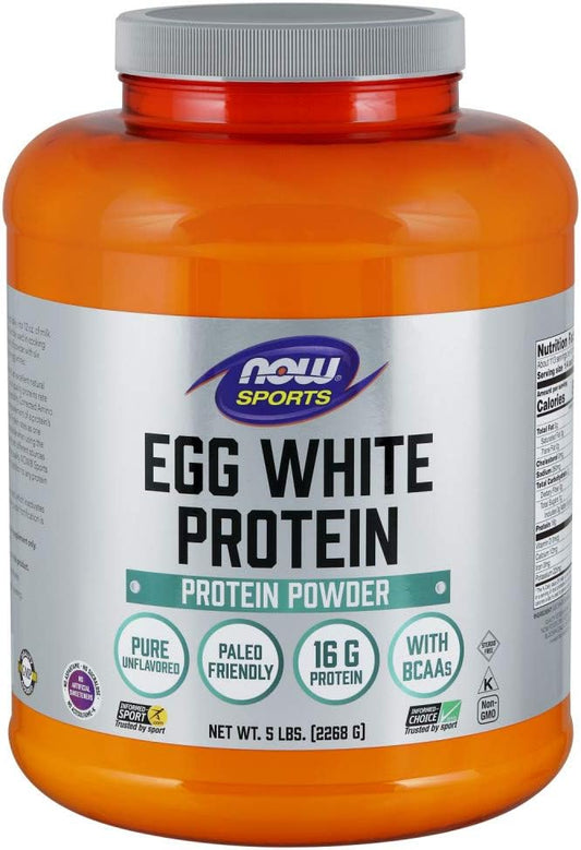 NOW Sports Nutrition, Egg White Protein, 16 g 5-Pound