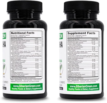 Ashwagandha with Altai Shilajit & Turmeric 60 Capsules