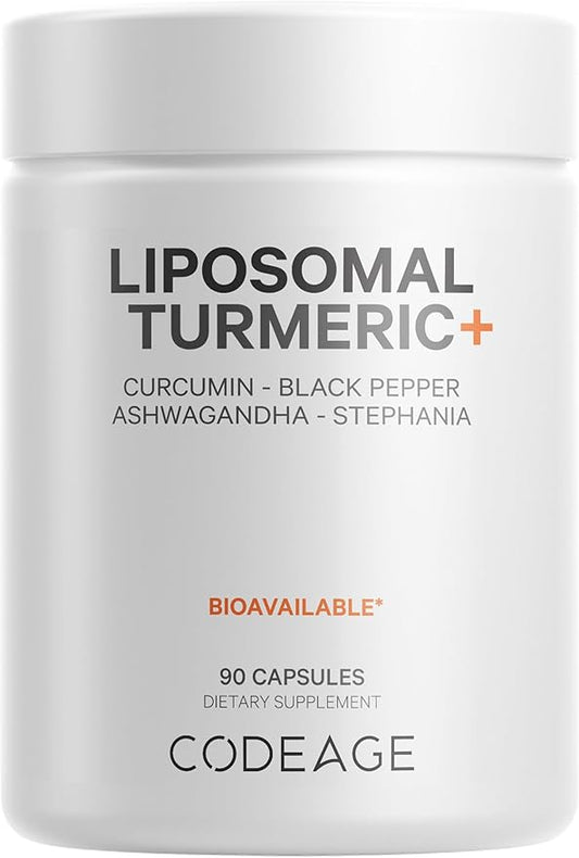 Codeage Organic Turmeric Supplement 95% Curcumin 90 Capsules