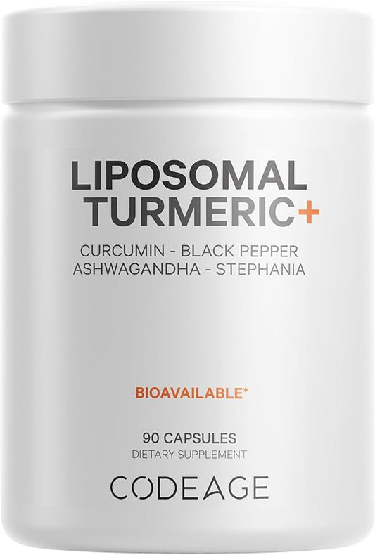 Codeage Organic Turmeric Supplement 95% Curcumin 90 Capsules