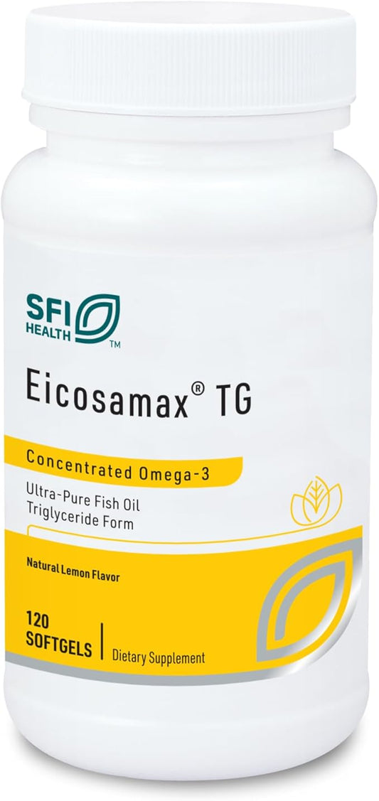 Klaire Labs Eicosamax TG Fish Oil Omega-3 Fatty (120 Softgels)