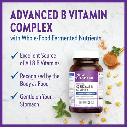 New Chapter Vitamin B Complex – B12 + B6 + 90 ct