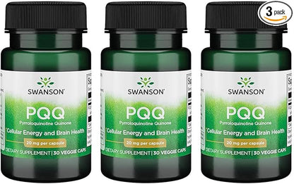 Swanson Ultra Pqq Pyrroloquinoline Quinone 20 mg 30 Veg Caps 3 Pack