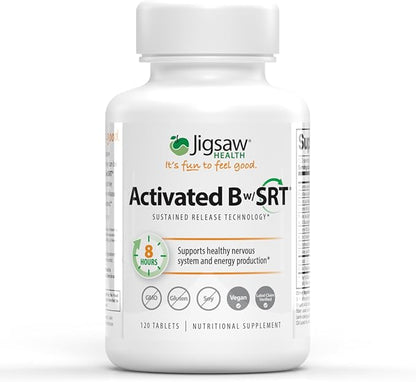 Jigsaw Health Activated B Complex w/SRT, 120 Tablets