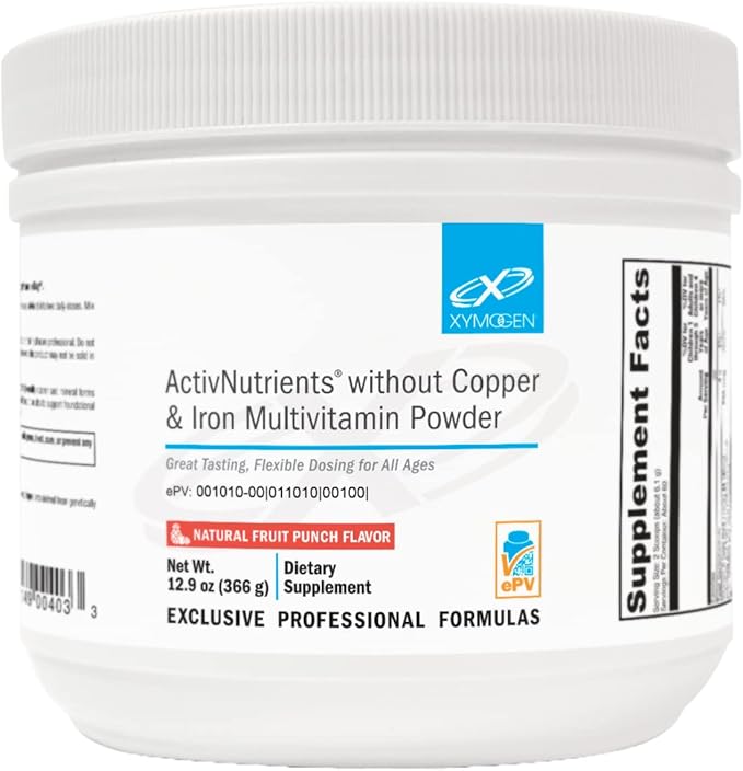 XYMOGEN ActivNutrients without Copper & Iron (12.9 oz)