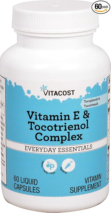 Vitacost Vitamin E & Tocotrienol Complex 60 Liquid