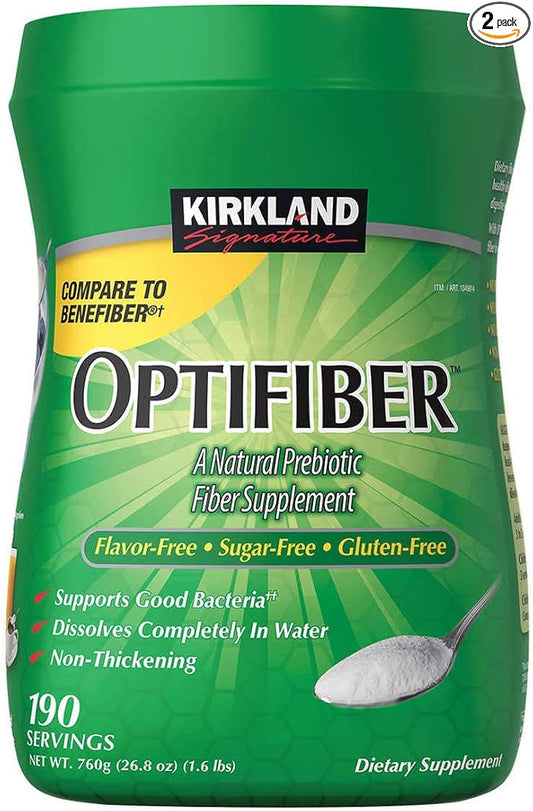 Kirkland Signature OPTIFIBER, 25.6 Ounces 190 (2 Pack)
