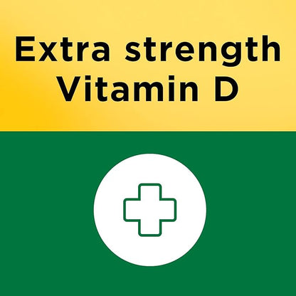 Nature Made Extra Strength Vitamin D3 5000 IU (125 mcg), 360 Softgels, 360 Day