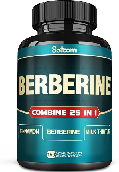 25in1 Berberine Supplement 27000mg per 30:1) Berberine 9000mg Ceylon 1500mg Milk 4500mg and