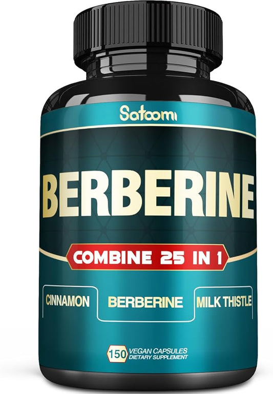 25in1 Berberine Supplement 27000mg per 30:1) Berberine 9000mg Ceylon 1500mg Milk 4500mg and