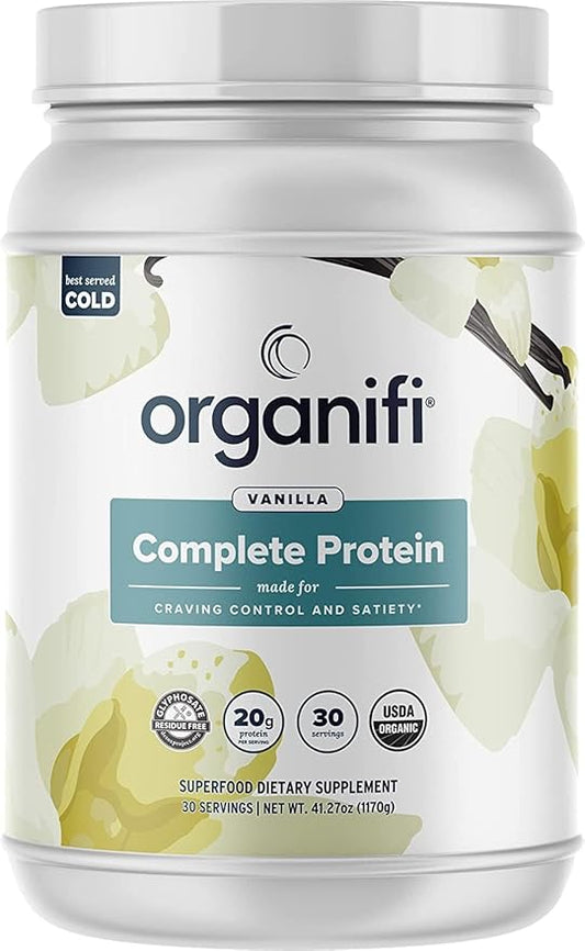 Organifi Complete Protein Vanilla Flavor 30 Day