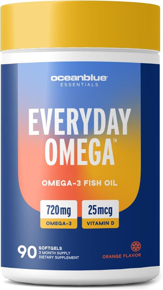Oceanblue Essentials Everyday Omega – 90ct D3 – 3 Month