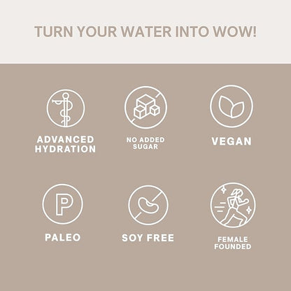 Cure Hydration | Plant-Based Electrolyte Drink Mix | No Added Sugar | FSA & HSA | Non-GMO | Vegan | 28ct - Tropical Variety Pack