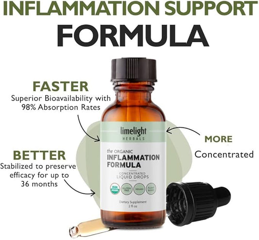 The Organic Inflammation Formula: Advanced Liquid 60 Servings,