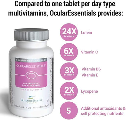 ScienceBased Health OcularEssentials Whole Body Formula 30 Key 60 Capsules