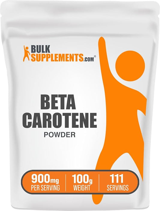 BulkSupplements.com Beta Carotene Powder 900mg per 100g (3.5 (3.5 oz) 1)