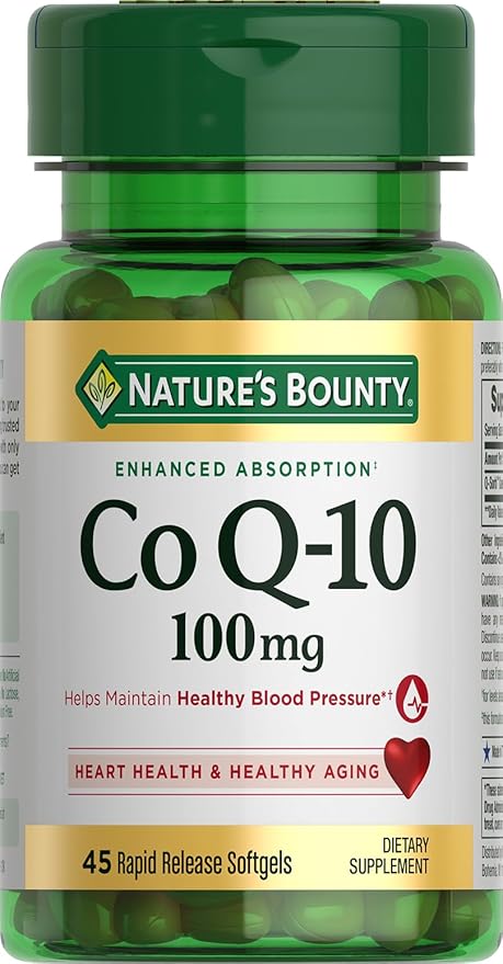 Nature's Bounty CoQ10, Helps Maintain Healthy 100 mg, 45 Count