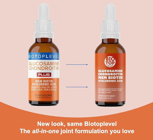 Liquid Glucosamine, Chondroitin, MSM, Biotin, Hyaluronic