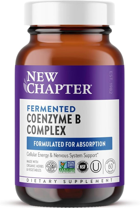 New Chapter Vitamin B Complex – B12 + B6 + 60 ct