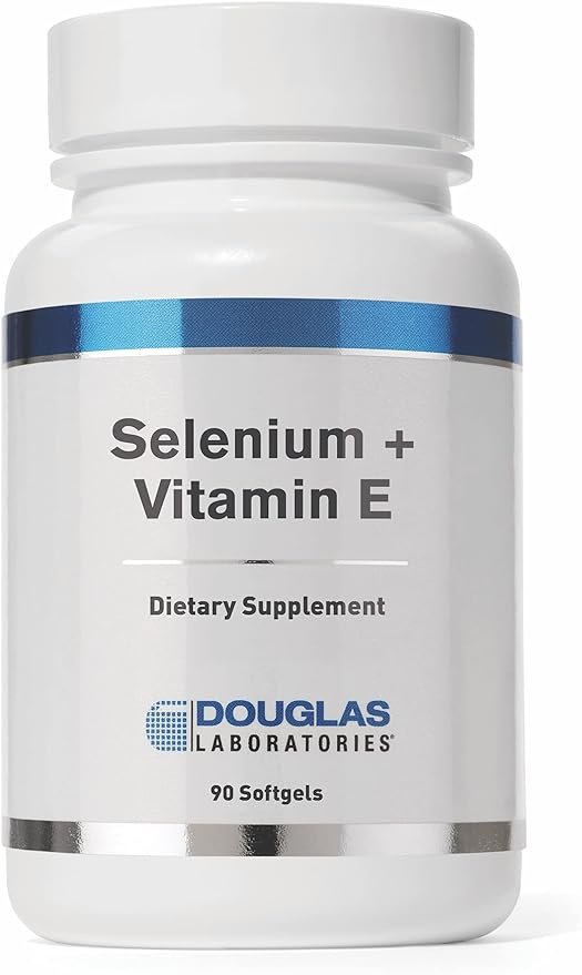 Douglas Laboratories Selenium + Vitamin E 400 I.U. 50 mcg. 90 Softgels