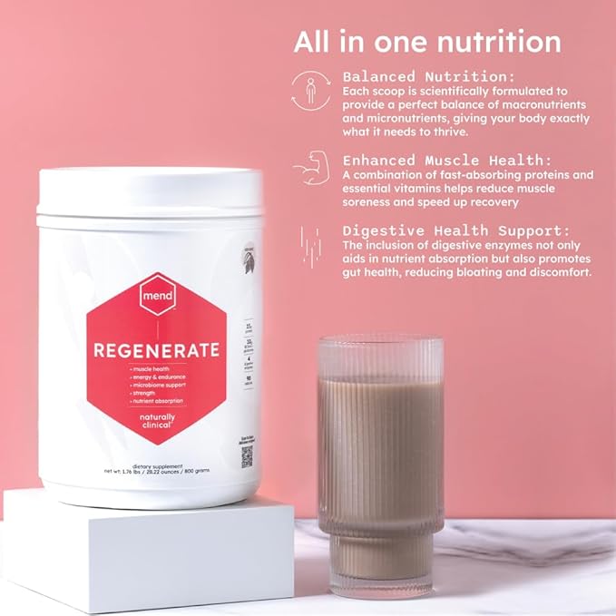 MEND Regenerate, Post Workout Recovery, Immune 20 Servings