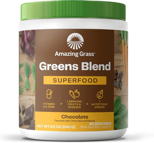 Amazing Grass Greens Superfood Powder: Greens 30 Servings