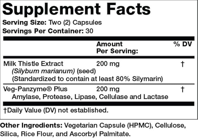 Olympian Lab Milk Thistle Extract Plus, 60-Count