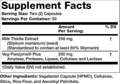 Olympian Lab Milk Thistle Extract Plus, 60-Count