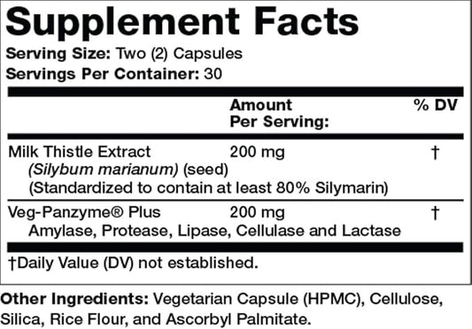 Olympian Lab Milk Thistle Extract Plus, 60-Count