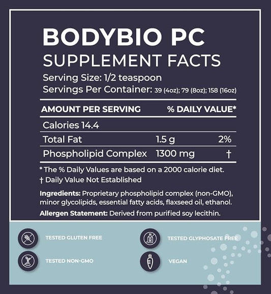 BodyBio Brain Supplement 4 oz.