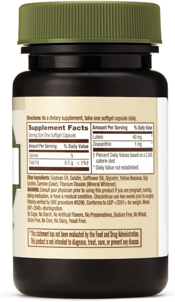 GNC Natural Brand Lutein