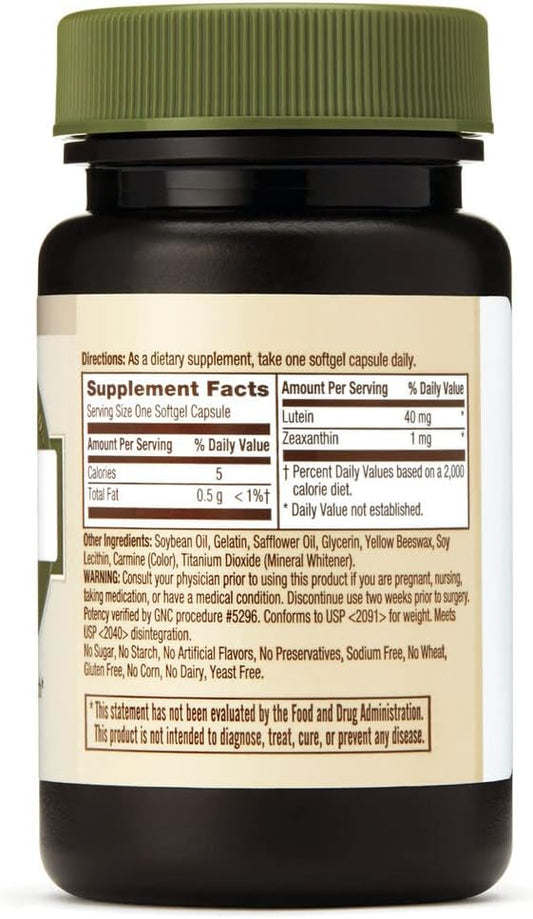 GNC Natural Brand Lutein