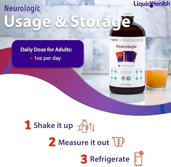 LIQUIDHEALTH 32 Oz Liquid Neurologic Focus